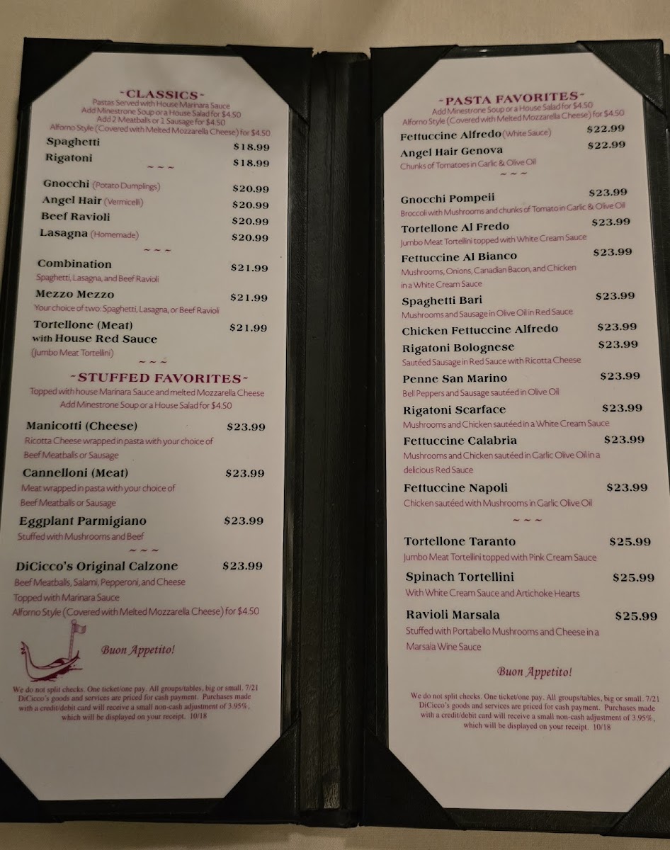 Menu Dicicco's Italian Restaurant-10
