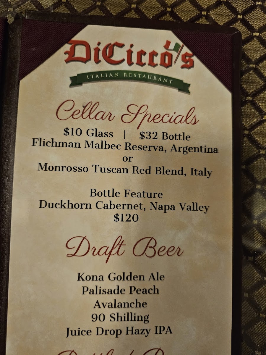 Menu Dicicco's Italian Restaurant-7