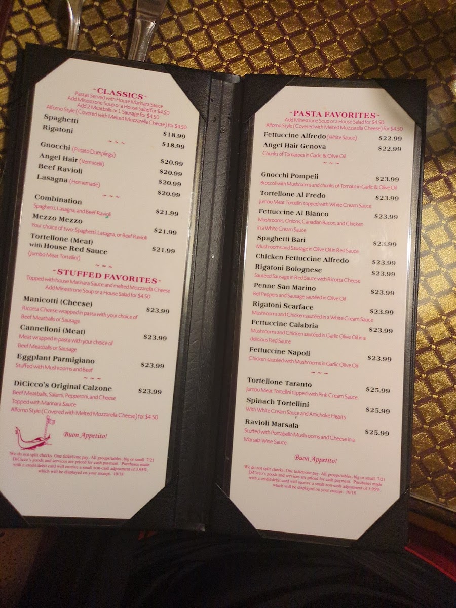 Menu Dicicco's Italian Restaurant-8